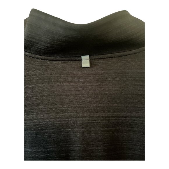 FILA Sport Men’s XXL Quarter Zip Pullover Black Neon Trim Long Sleeve Shirt - Picture 5 of 6